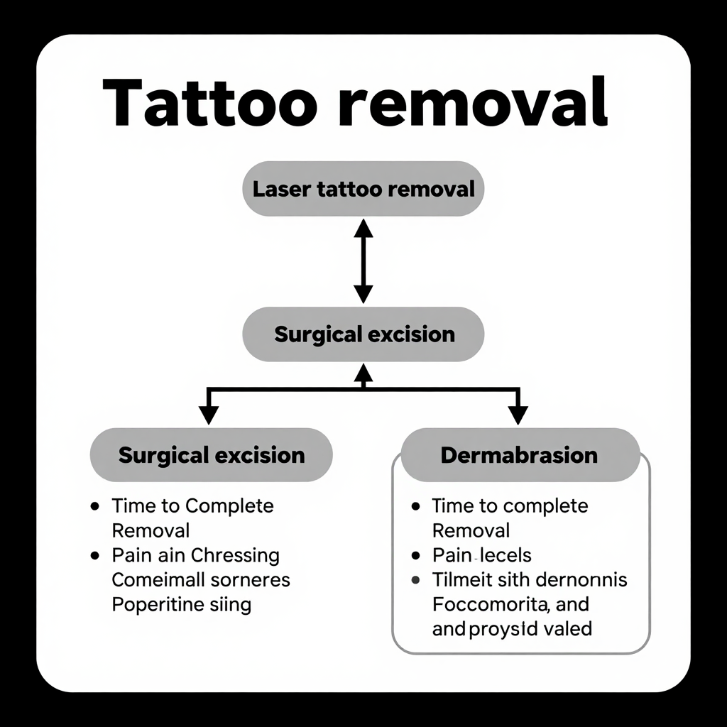 Flowchart of Tattoo Removal Methods