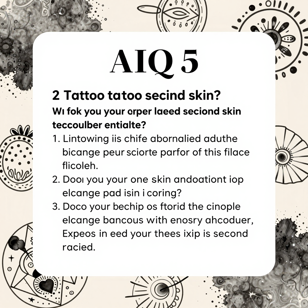 FAQ on Second Skin Duration for Tattoos