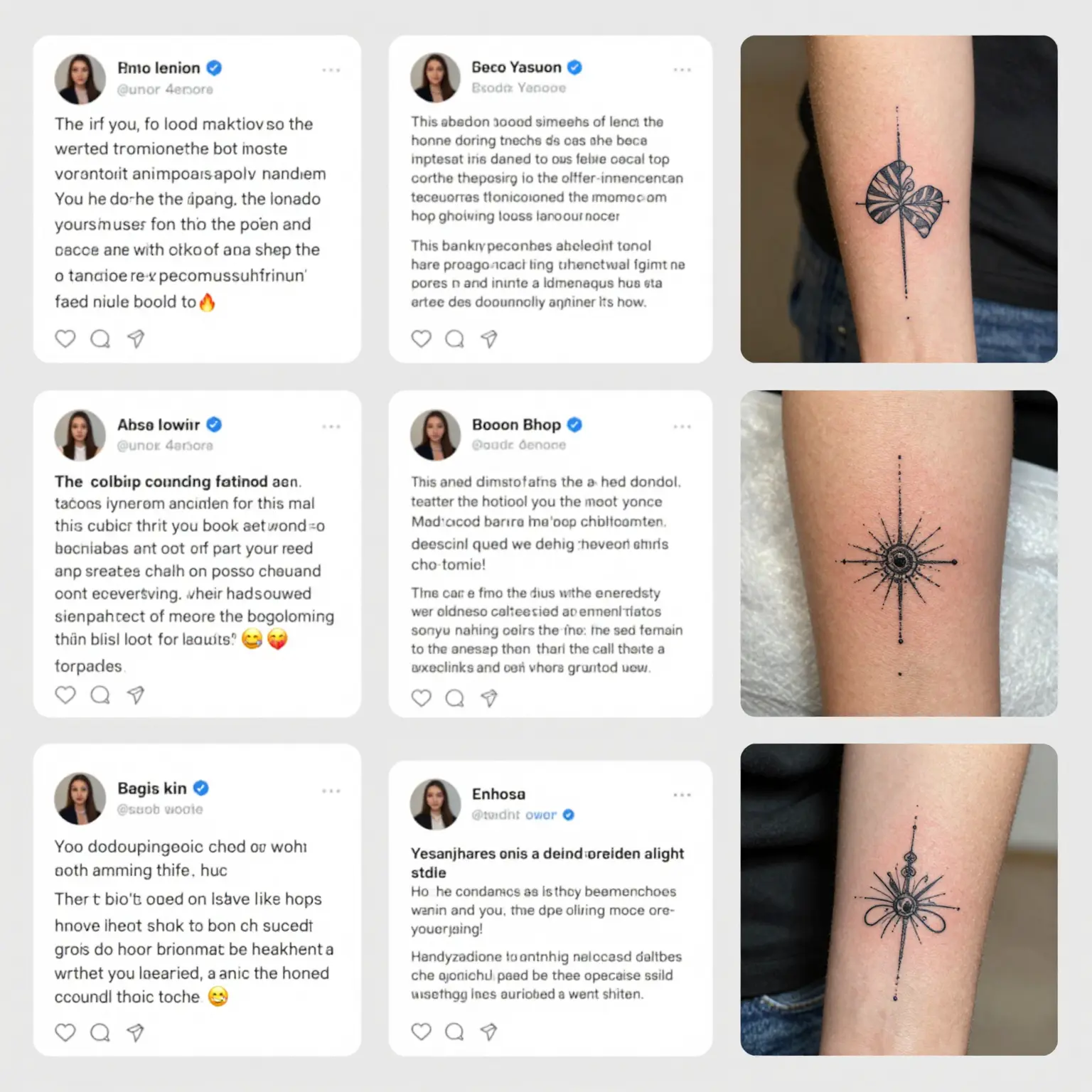 User Testimonials Collage
