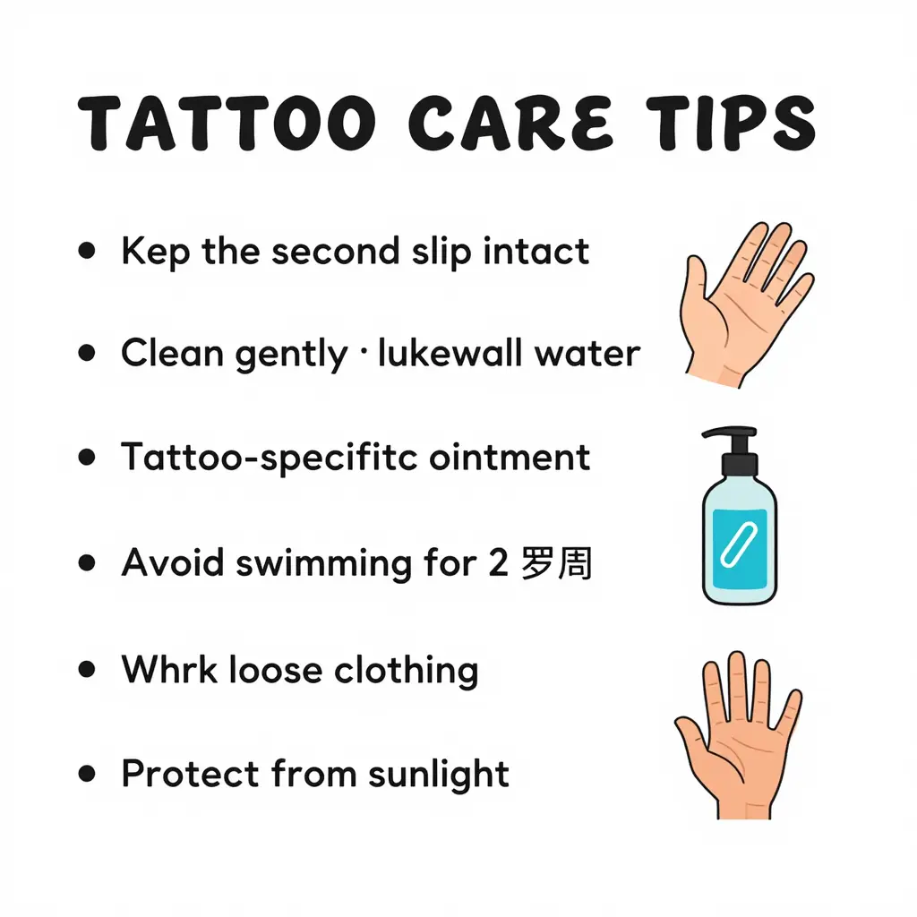 Tattoo care tips