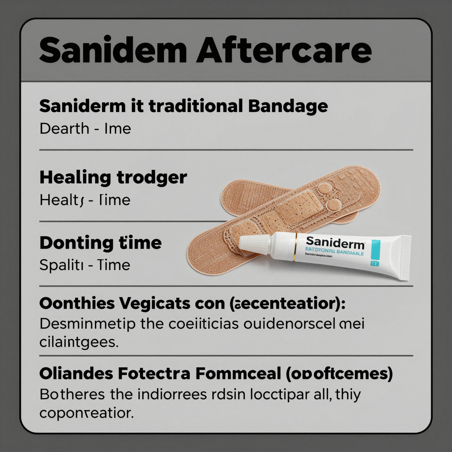 Comparison of tattoo aftercare methods and healing times