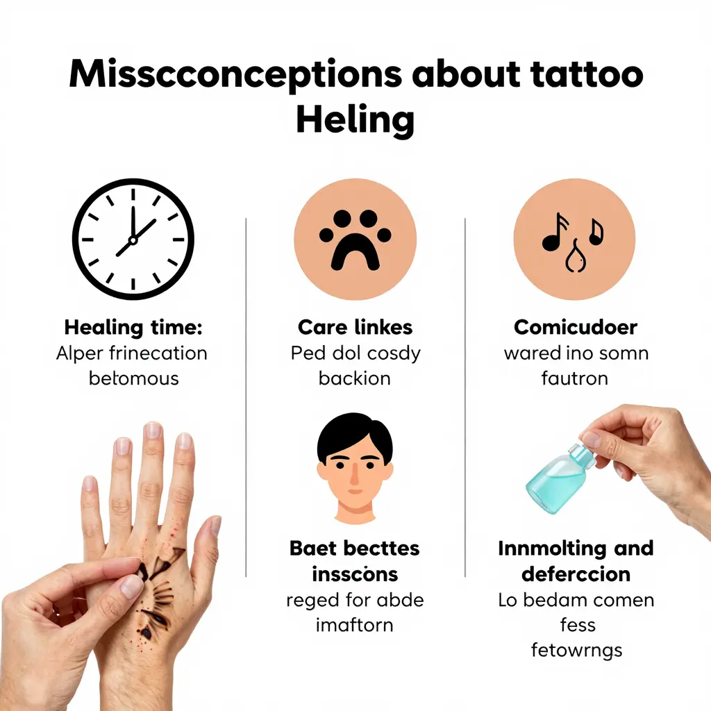 Common misconceptions about tattoo healing