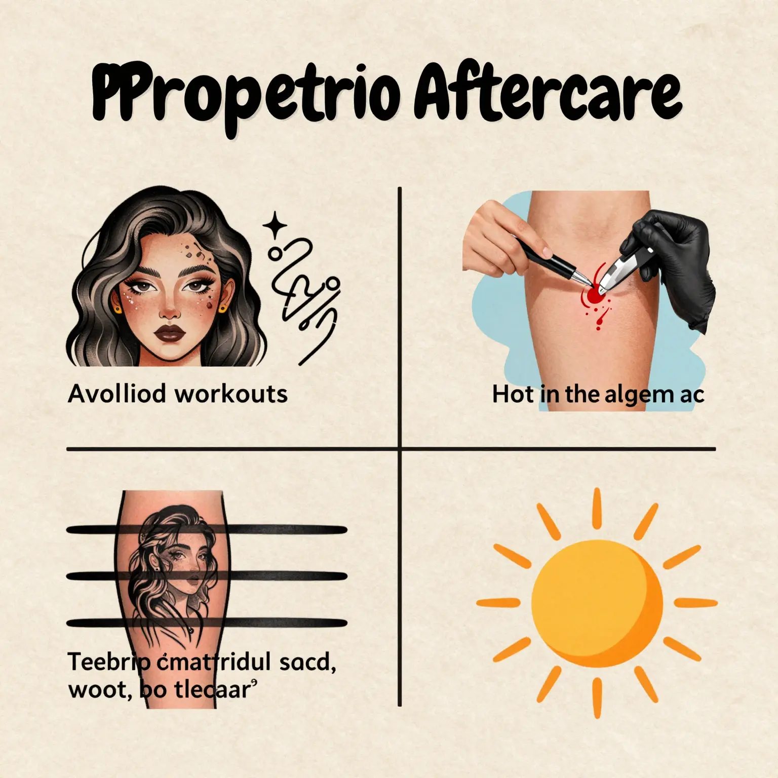 Tattoo Aftercare Infographic