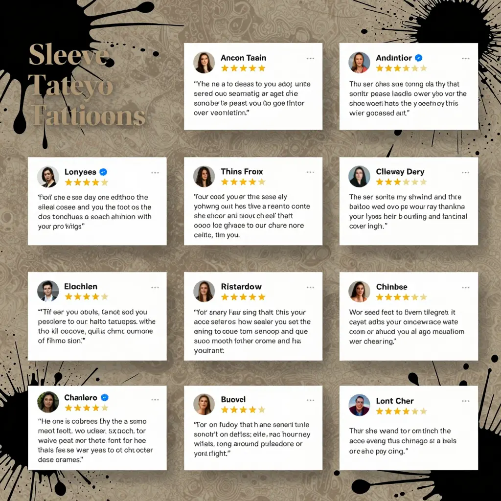User Testimonials about Sleeve Tattoos