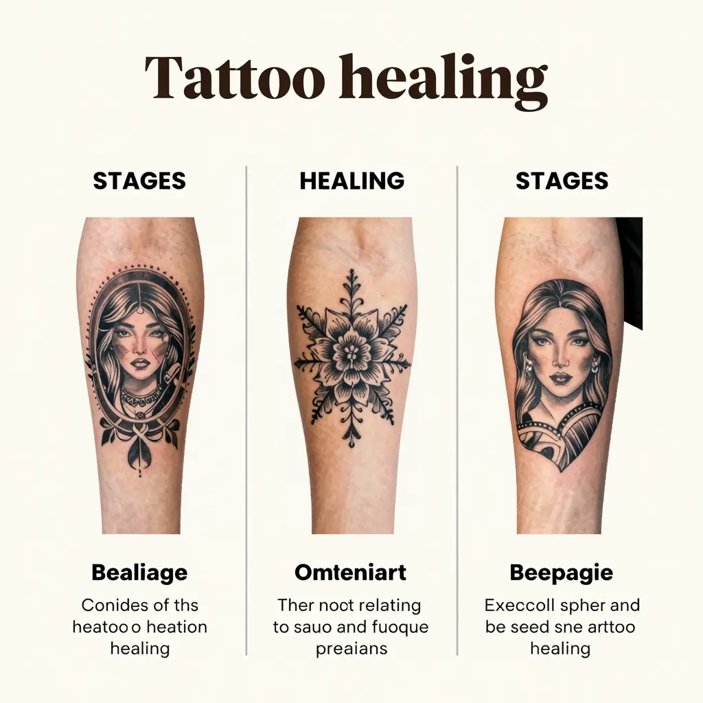 Tattoo Healing Infographic